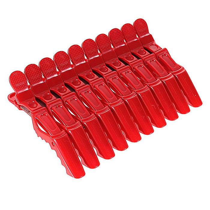 [인그리드] 인그리드 샤크 클립 핀셋  4.5Cm(레드) 10개 1세트